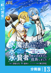 水魔法なんて使えないと追放されたけど、水が万能だと気がつき水の賢者と呼ばれるまでに成長しました～今更水不足と泣きついても簡単には譲れません～【分冊版】１３